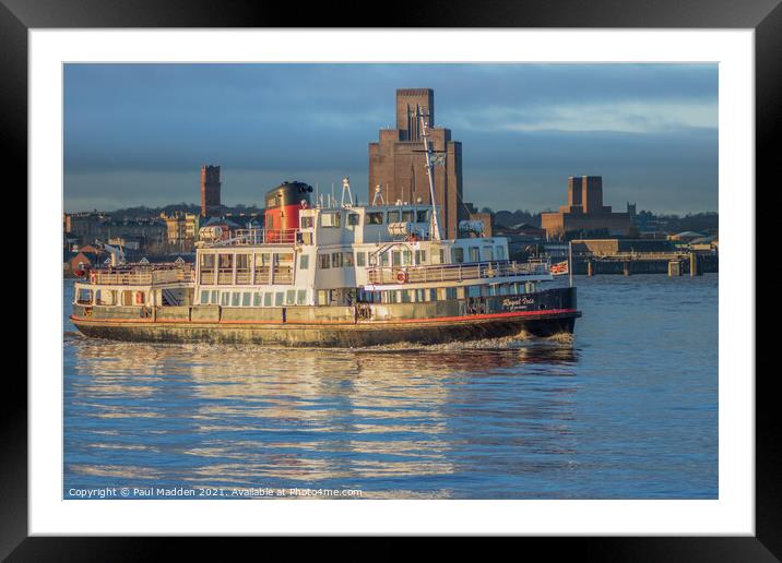 Royal Iris Mersey Ferry Framed Mounted Print by Paul Madden