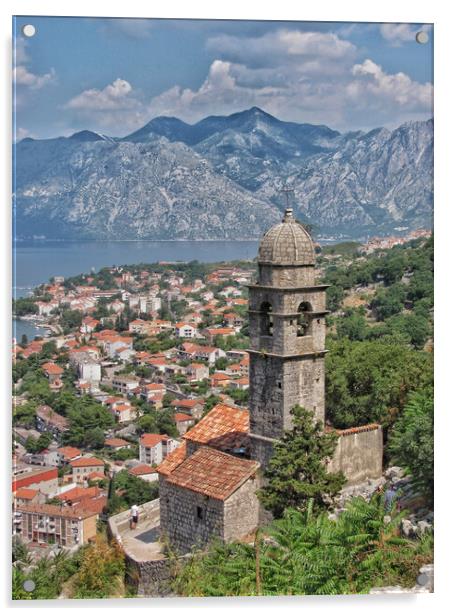 Kotor, Montenegro  Acrylic by Scott Anderson