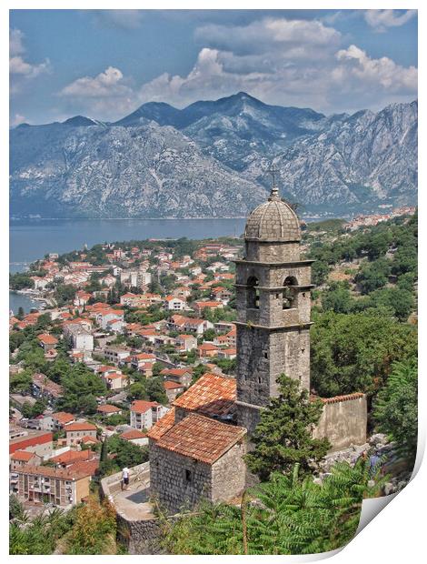 Kotor, Montenegro  Print by Scott Anderson