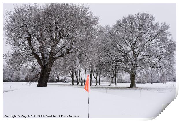 No Golf Today Print by Reidy's Photos