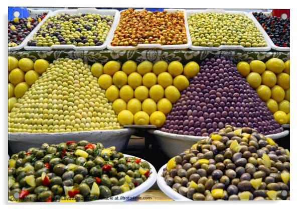 Olives, Lemons and More Acrylic by Alexandra Lavizzari