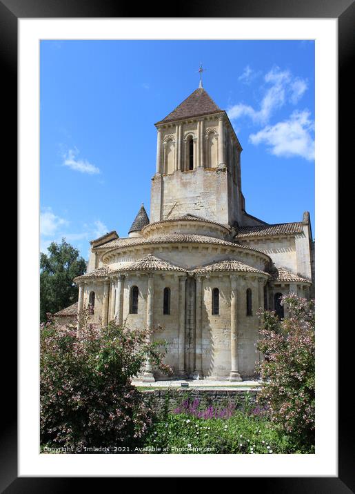 St Hilaire Church, Melle, France Framed Mounted Print by Imladris 