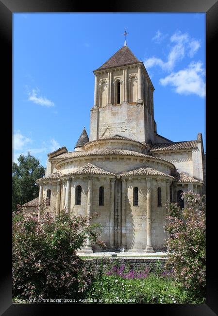 St Hilaire Church, Melle, France Framed Print by Imladris 