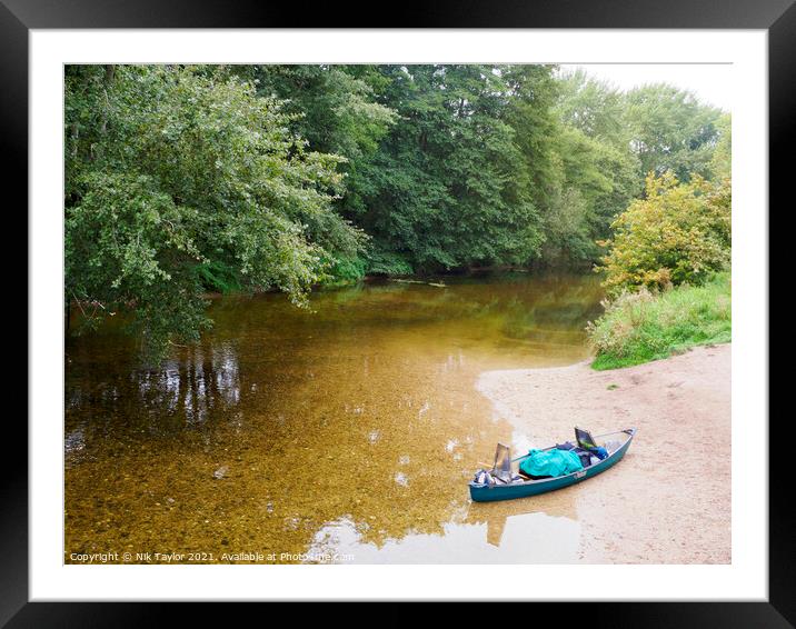 Little Ouse River Framed Mounted Print by Nik Taylor