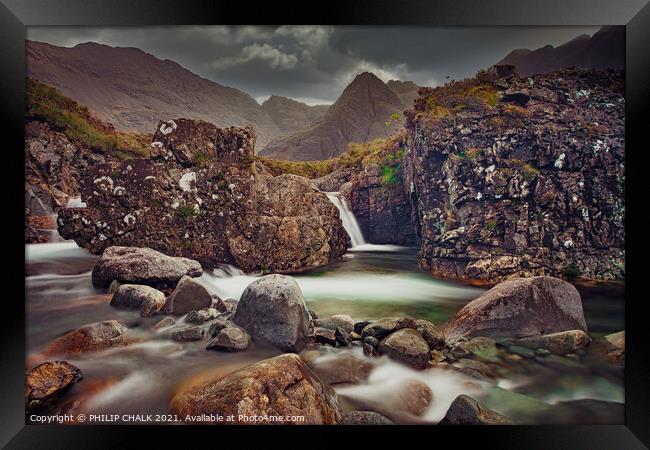 Fairy pools landscape 35 Framed Print by PHILIP CHALK