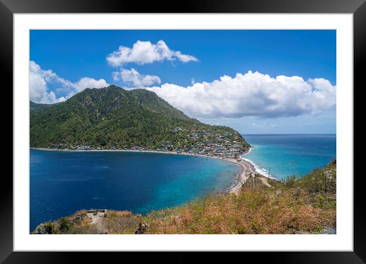 Dominica, Caribbean, Central America Framed Mounted Print by peter schickert