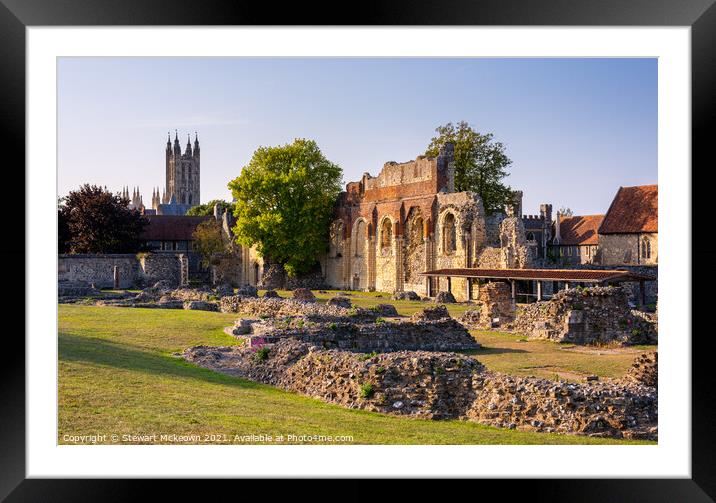 St. Augustine's Abbey, Canterbury Framed Mounted Print by Stewart Mckeown