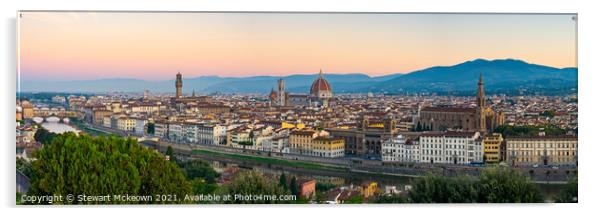 Florence Panoramic Acrylic by Stewart Mckeown