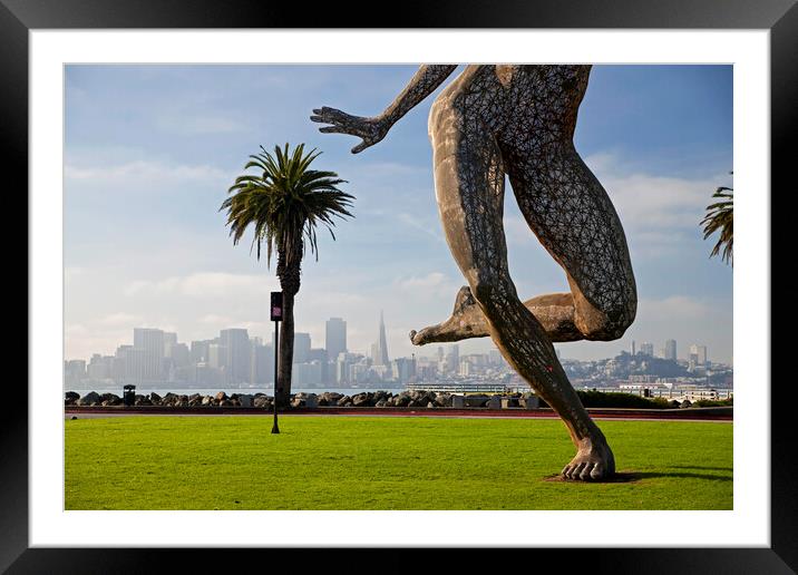 Treasure Island,  San Francisco, California,  Framed Mounted Print by peter schickert