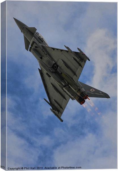 Eurofighter Typhoon Canvas Print by Phil Hall