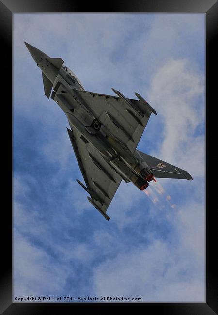 Eurofighter Typhoon Framed Print by Phil Hall