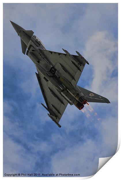 Eurofighter Typhoon Print by Phil Hall