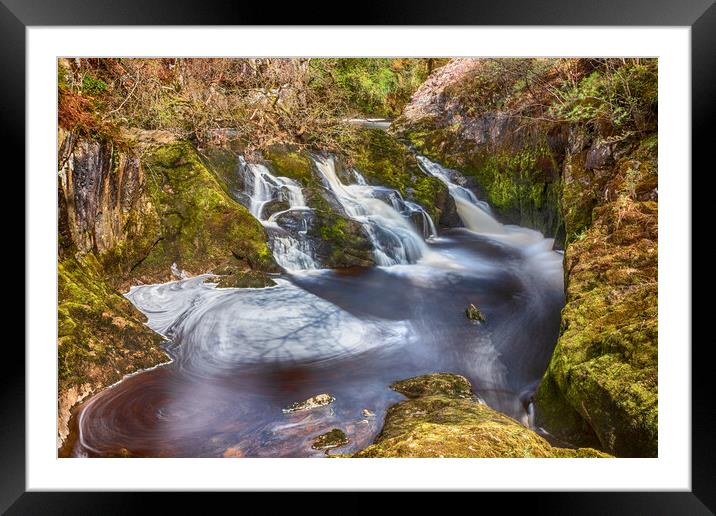 Ingleton Waterfall Trail  Framed Mounted Print by Tony Keogh