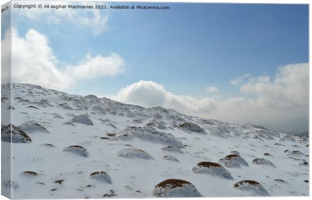 Outdoor mountain Canvas Print by Ali asghar Mazinanian