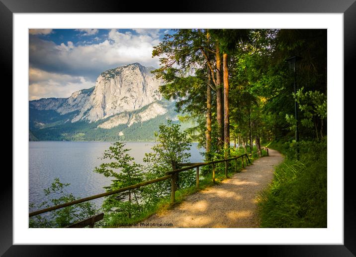 Altausseer lake. Austria. Framed Mounted Print by Sergey Fedoskin