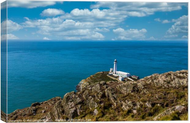 South Stack Anglesey Wales  Canvas Print by Phil Longfoot
