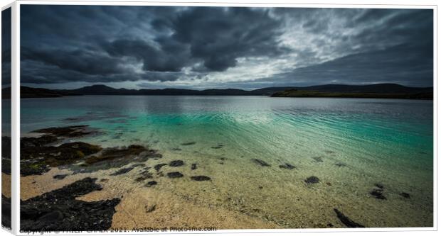 Coral beach Dunvegan Isle of Skye Scotland 39  Canvas Print by PHILIP CHALK