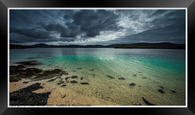 Coral beach Dunvegan Isle of Skye Scotland 39  Framed Print by PHILIP CHALK