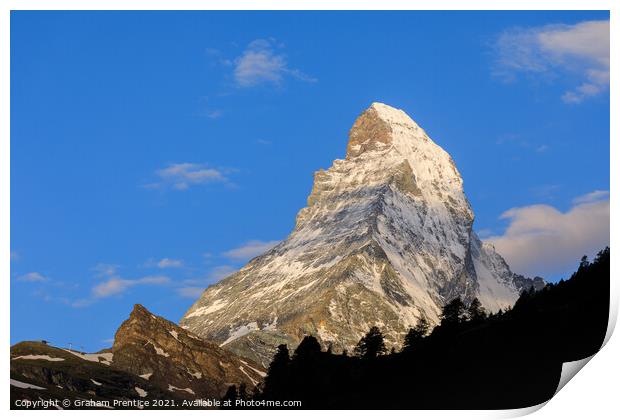 The Iconic Matterhorn Print by Graham Prentice