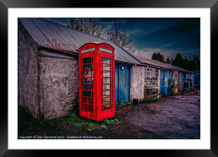 How times change, Ballyboley, Northern Ireland Framed Mounted Print by Alan Campbell