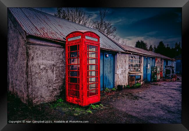How times change, Ballyboley, Northern Ireland Framed Print by Alan Campbell
