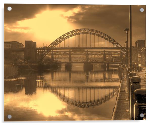 Sepia Tyne Acrylic by George Young