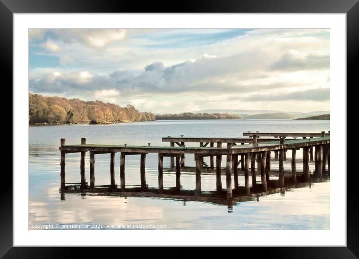 Lough Erne, Northern Ireland Framed Mounted Print by jim Hamilton