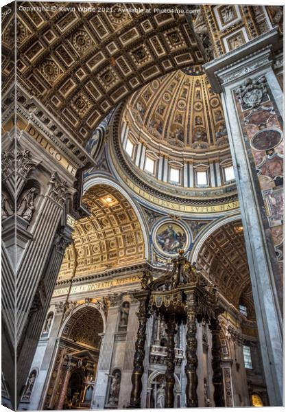 St Peters Vatican City Canvas Print by Kevin White