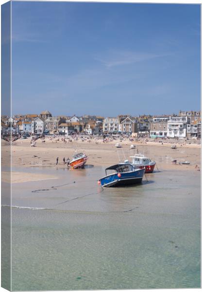 St Ives, Cornwall  Canvas Print by Graham Custance