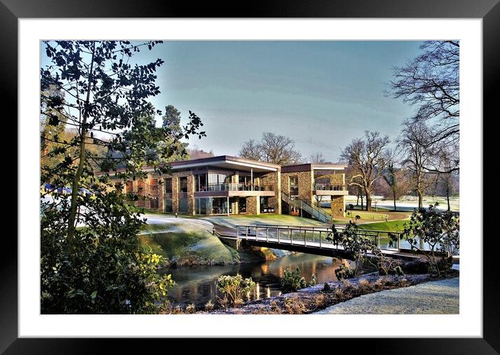 Close House golf club,No 19. club house building  Framed Mounted Print by mick vardy