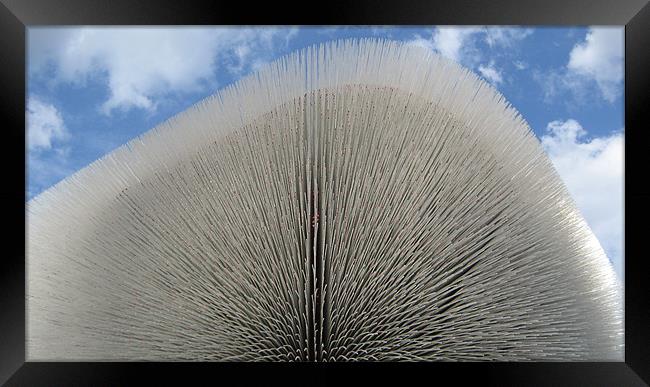 United Kingdom Pavilion EXPO 2010. Framed Print by Tony Linney