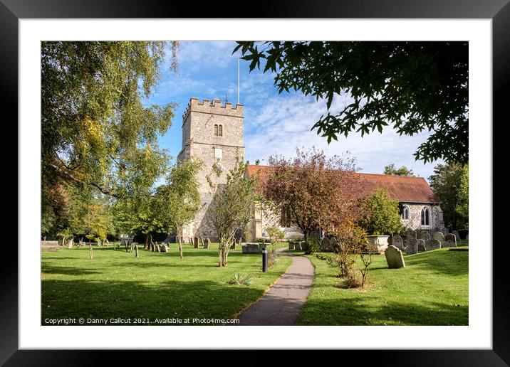 Holy Trinity Church, Cookham Framed Mounted Print by Danny Callcut