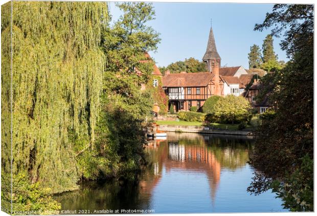 Whitchurch-on-Thames Canvas Print by Danny Callcut