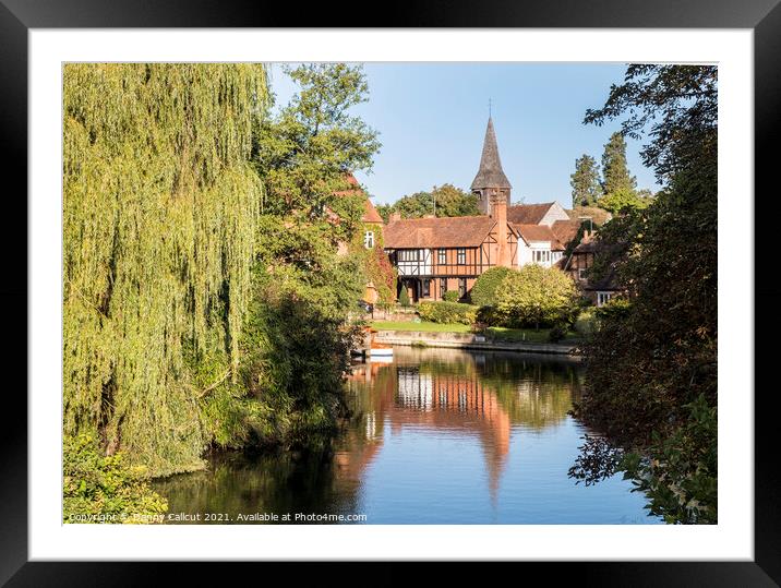 Whitchurch-on-Thames Framed Mounted Print by Danny Callcut
