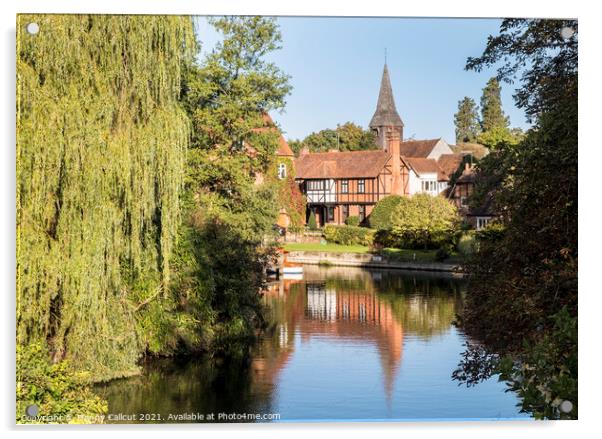 Whitchurch-on-Thames Acrylic by Danny Callcut