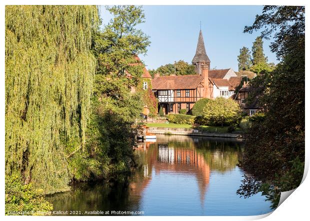 Whitchurch-on-Thames Print by Danny Callcut