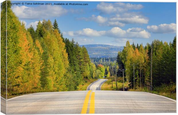 On Road 637 Canvas Print by Taina Sohlman