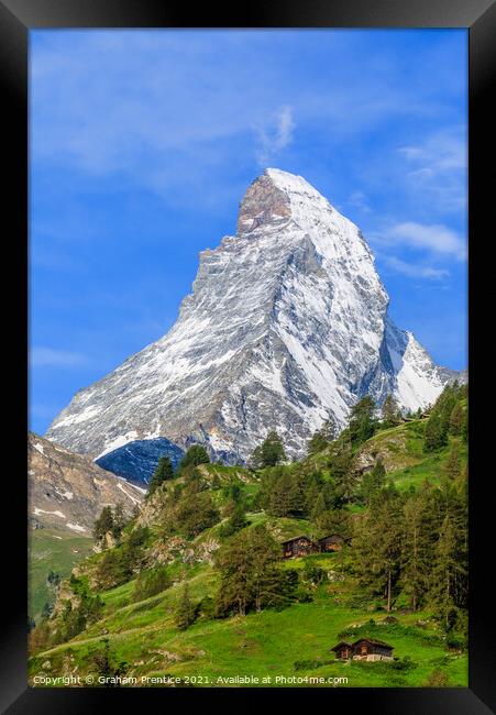 Matterhorn from Zermatt Framed Print by Graham Prentice