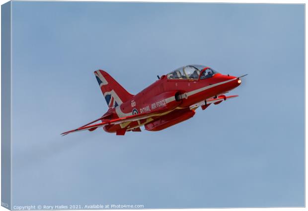 Red Arrow Canvas Print by Rory Hailes