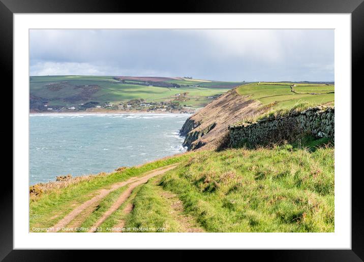 Croyde to Putsborough footpath Framed Mounted Print by Dave Collins