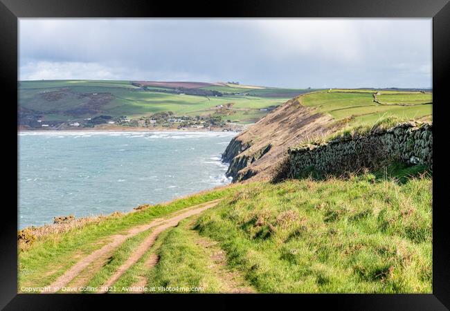 Croyde to Putsborough footpath Framed Print by Dave Collins