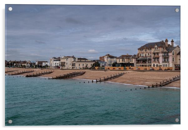 Moody Mystique of Bognor Regis Acrylic by Wendy Williams CPAGB