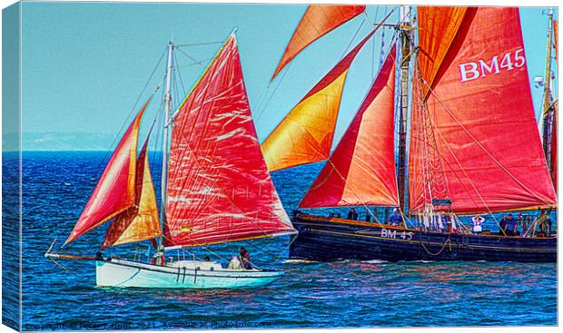 Love Heritage Sailing Canvas Print by Peter F Hunt