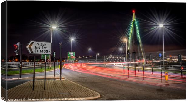 Northern Spire, Sunderland Canvas Print by Phil Reay
