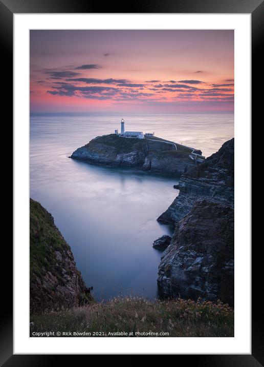 South Stack Anglesey Framed Mounted Print by Rick Bowden