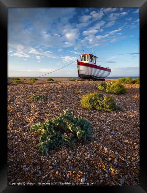 Dungeness Fishing Boat Framed Print by Stewart Mckeown