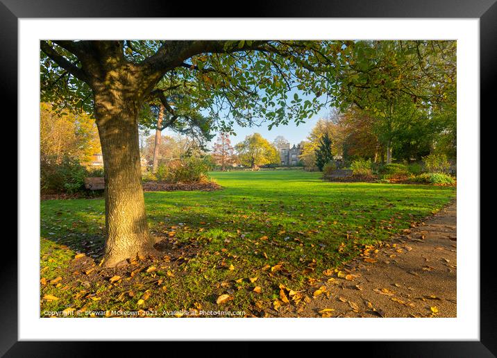 Autumn in Westgate Gardens, Canterbury Framed Mounted Print by Stewart Mckeown