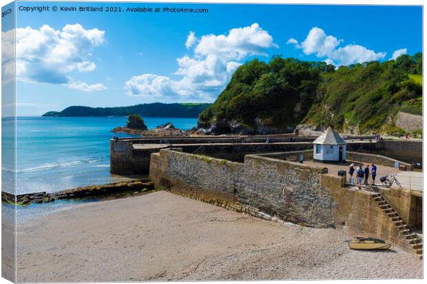 charlestown harbour cornwall Canvas Print by Kevin Britland