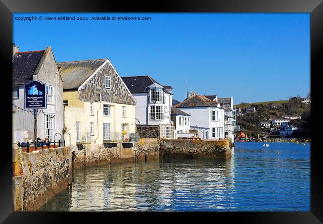 Fowey Cornwall Framed Print by Kevin Britland