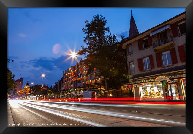 light painting Framed Print by Kat Arul